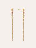Pendientes Orbit Baño Oro