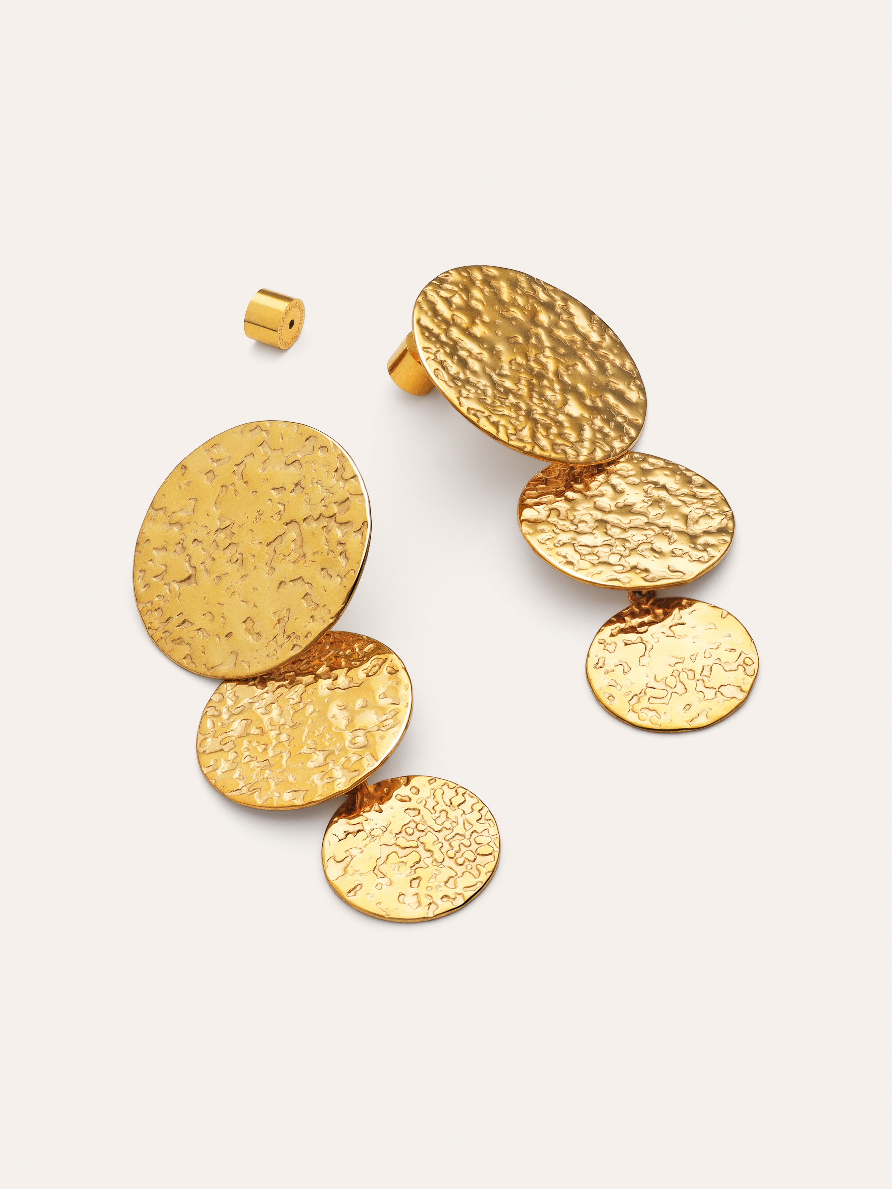 Pendientes Soluna Acero Baño Oro