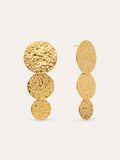 Pendientes Soluna Acero Baño Oro