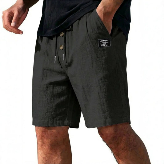 Pantalones cortos elegantes de lino