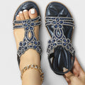 Blanca™ – Sandália Boho Crystal