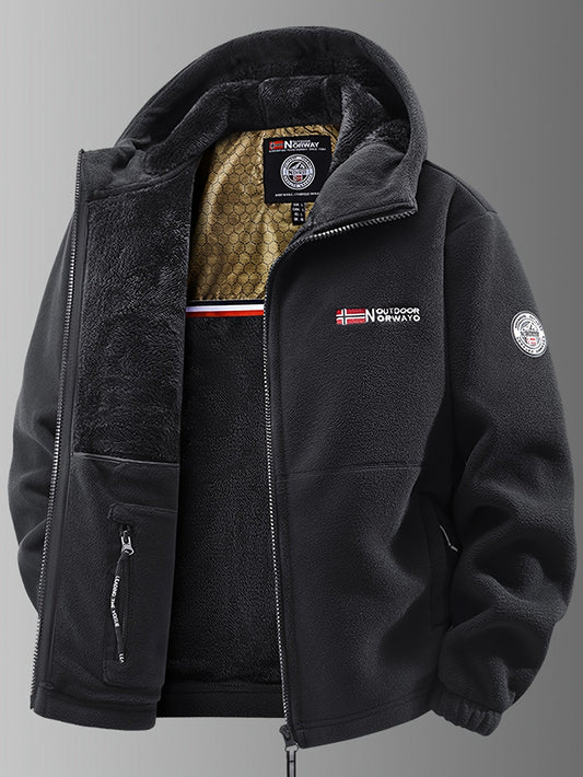 Elegante chaqueta de forro polar térmico