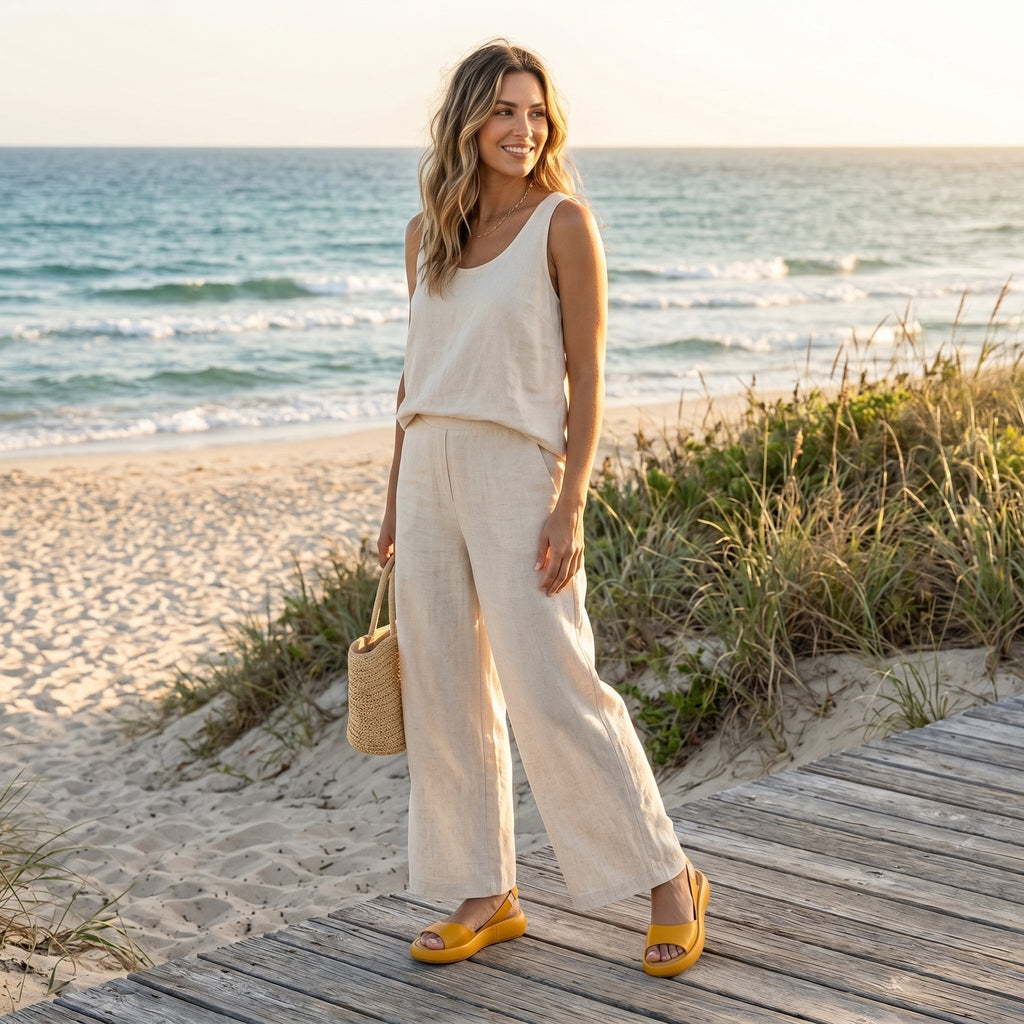 Claudia™ - Sandalias Planas con Suela Anatómica
