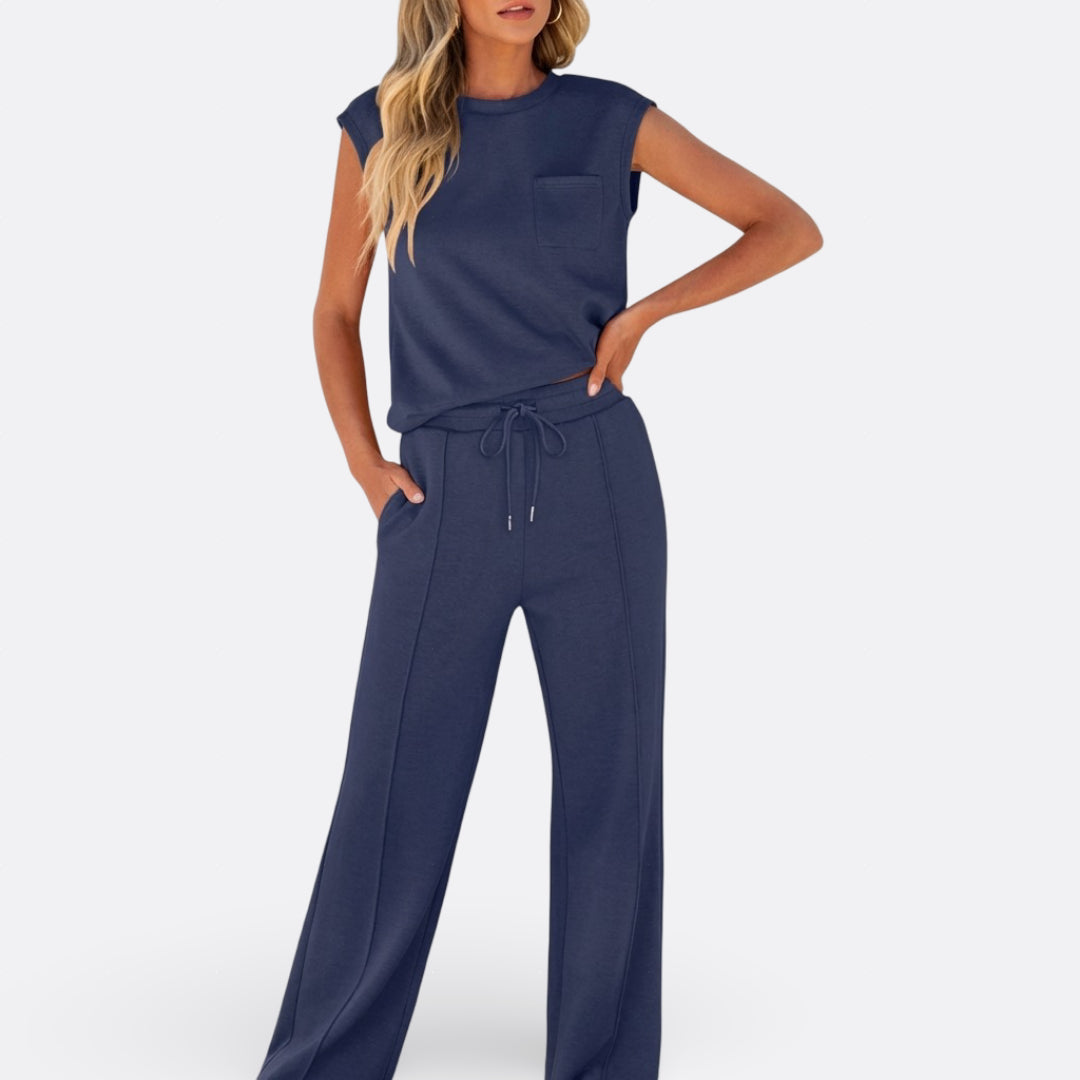 Iris - Conjunto informal de salón en tejido suave