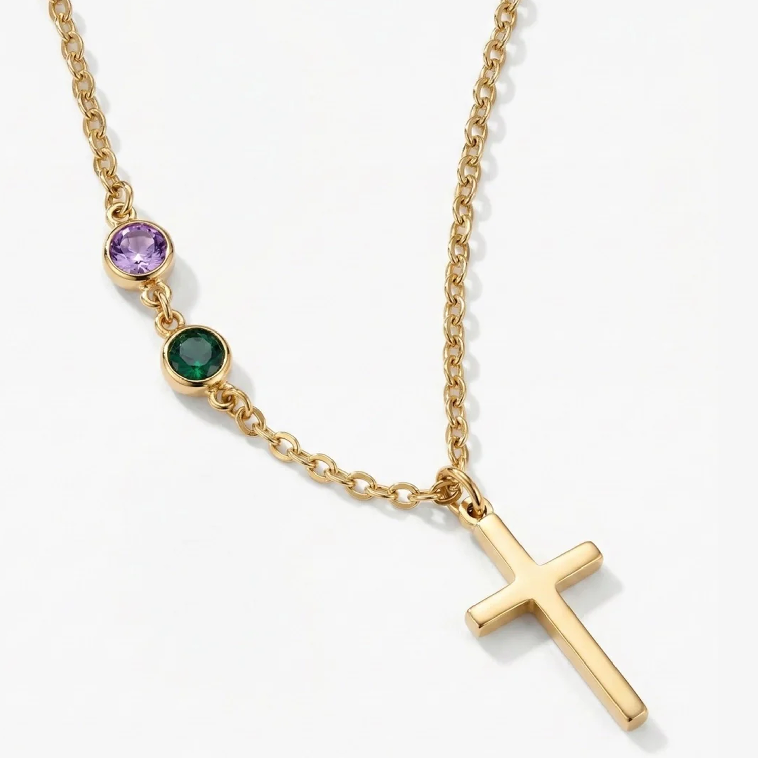 Collar de Fe y Piedra Natal