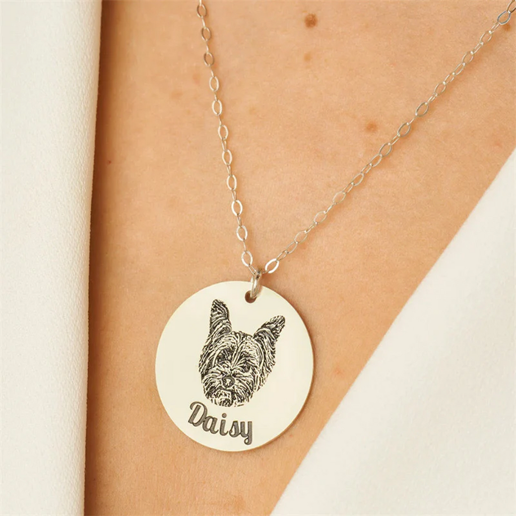 Collar Personalizado con Retrato de Mascota