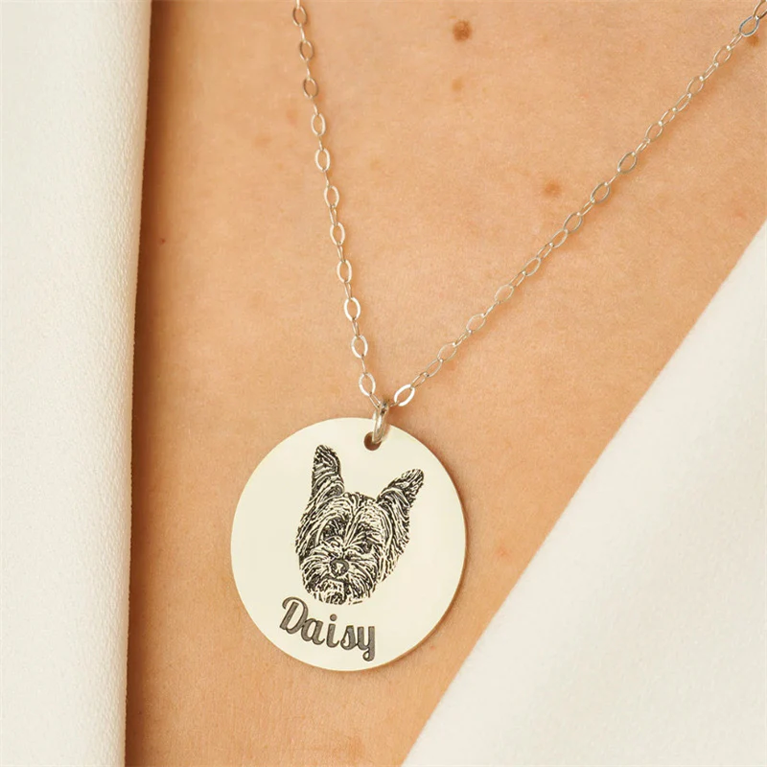 Collar Personalizado con Retrato de Mascota
