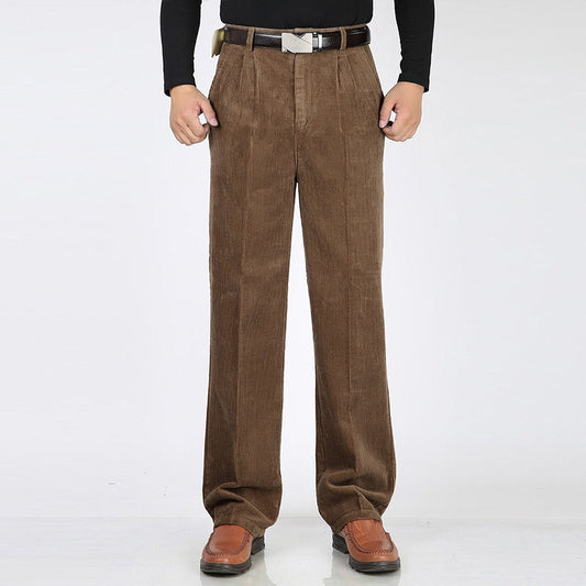 Pantalones elegantes de pana