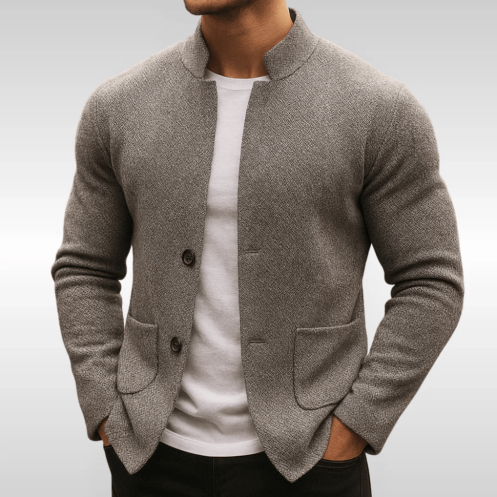 Elegante cárdigan de hombre
