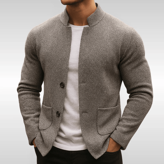 Elegante cárdigan de hombre