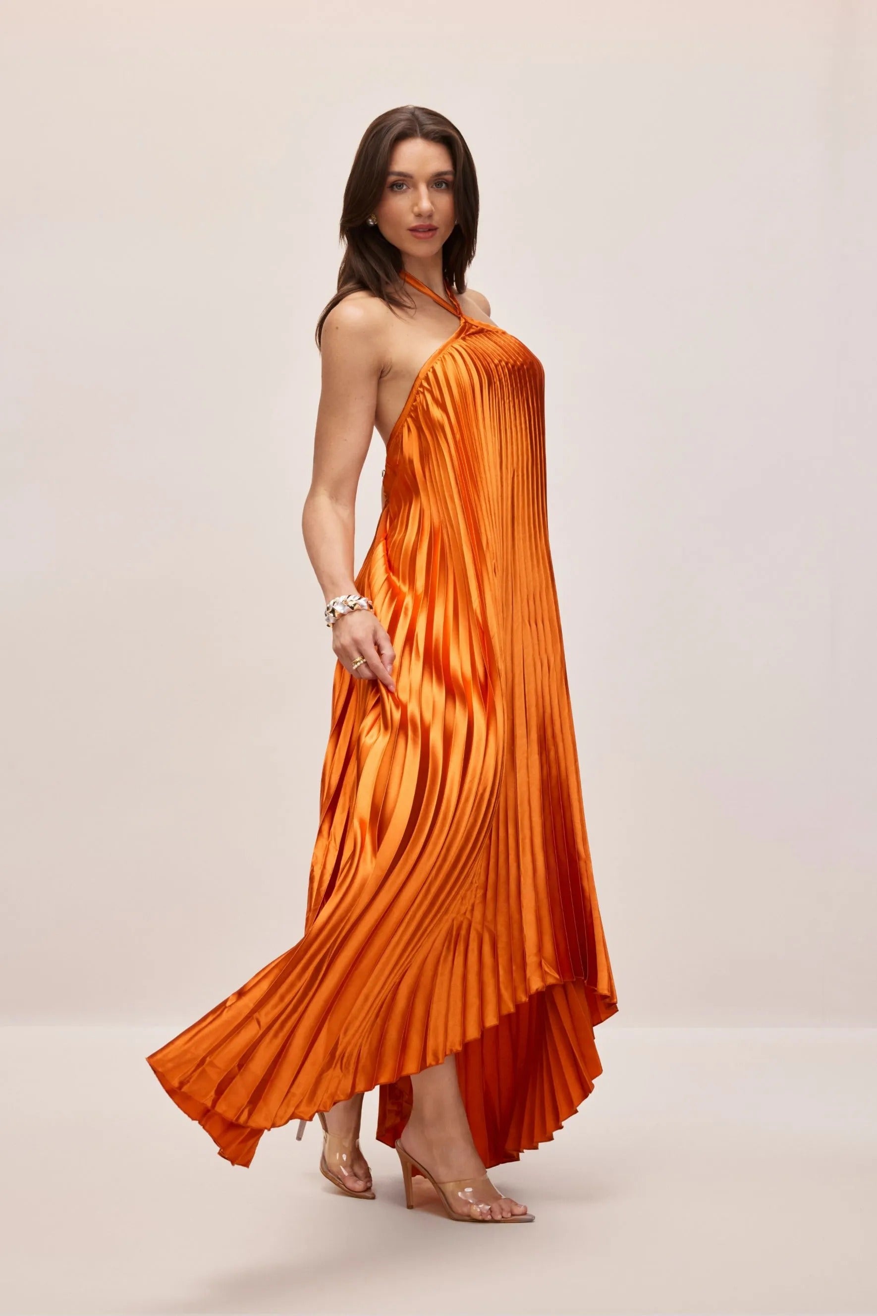 Vestido Noelia™ | Elegancia fluida con brillo sofisticado