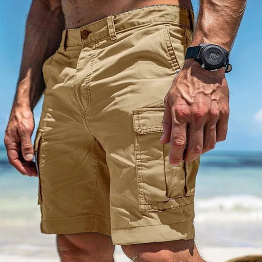 Pantalones cortos tipo cargo elegantes