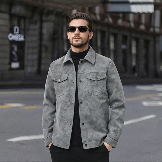 Chaqueta de ante de alta calidad