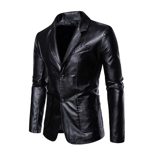 Chaqueta de cuero de estilo «business casual»