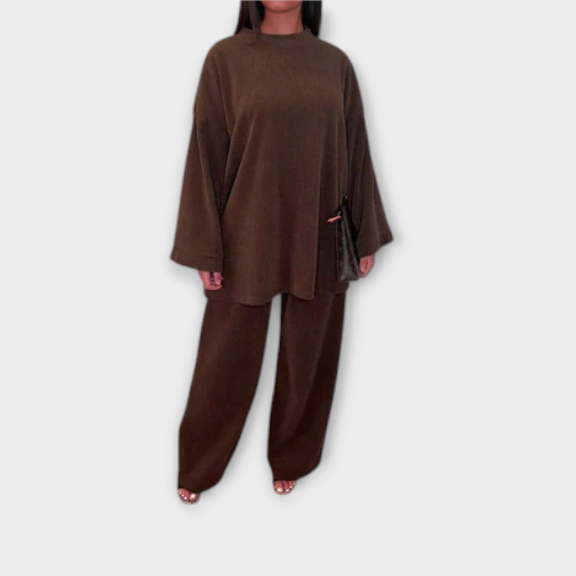 Ingrid - Conjunto Acanalado Talla Grande