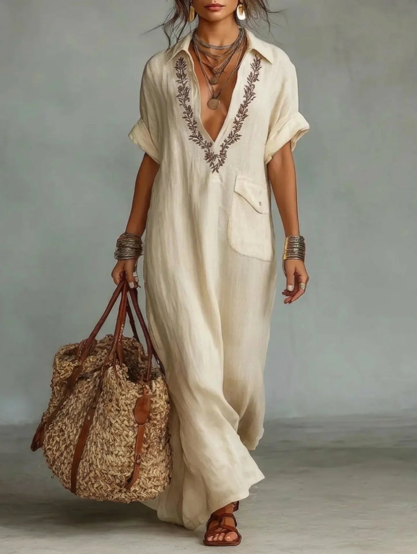 Vestido Marta™ | Maxi Bohemio con Estampado Floral
